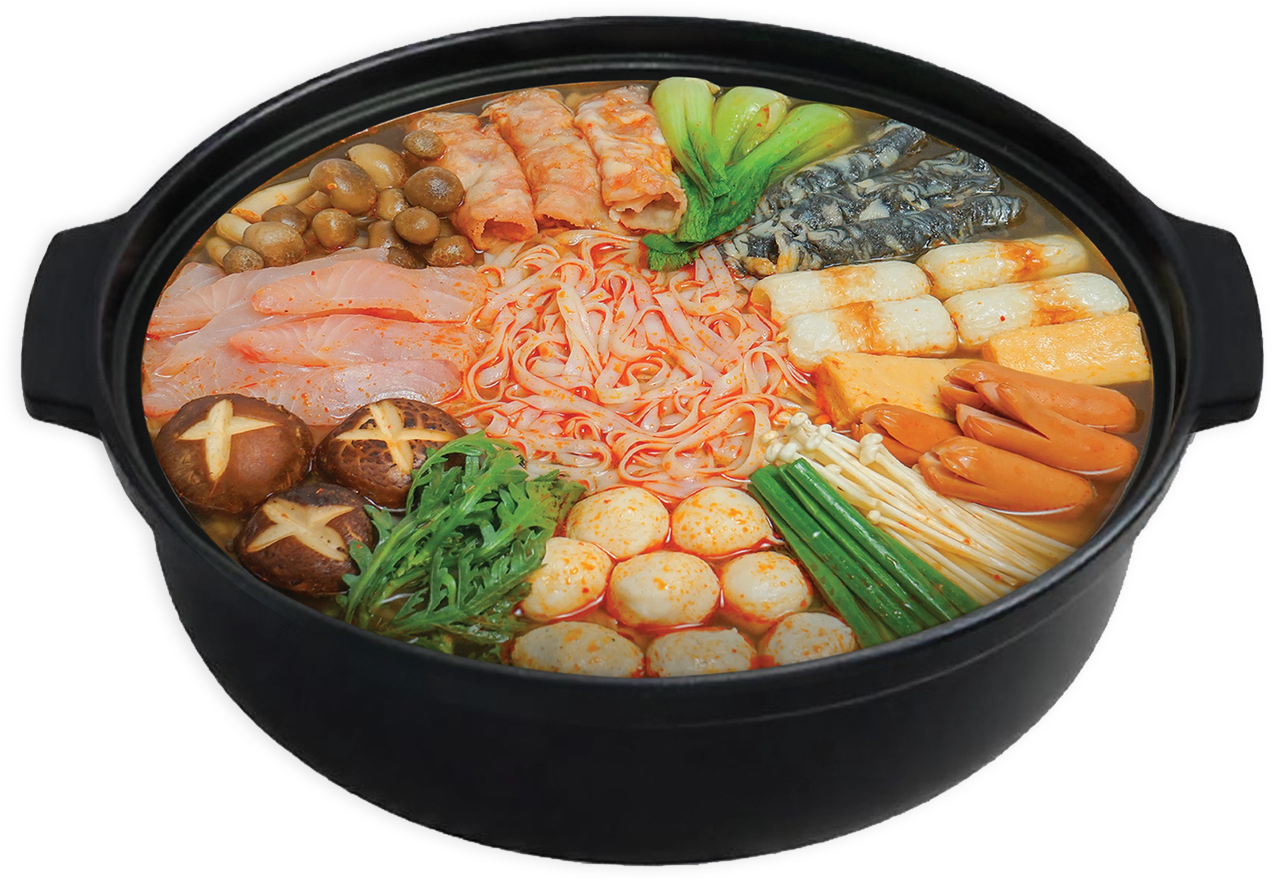 Hot pot noodle dish