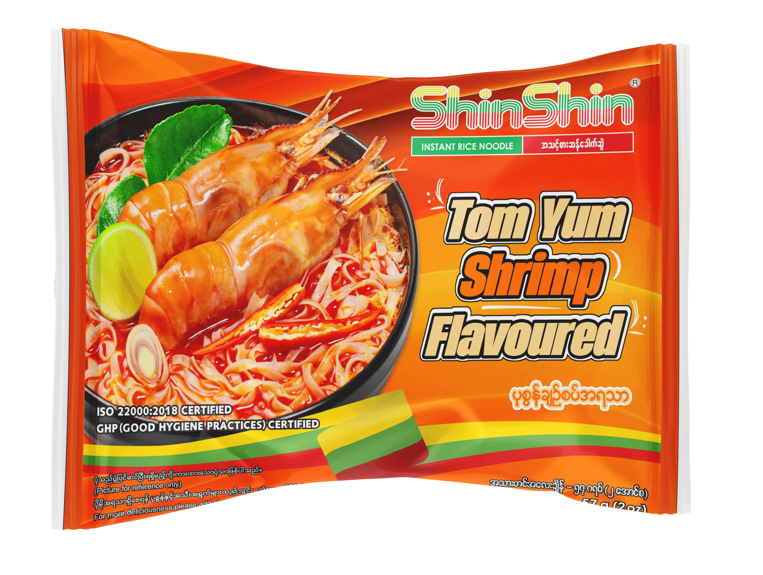 Tom Yum shrimp flat noodle pack