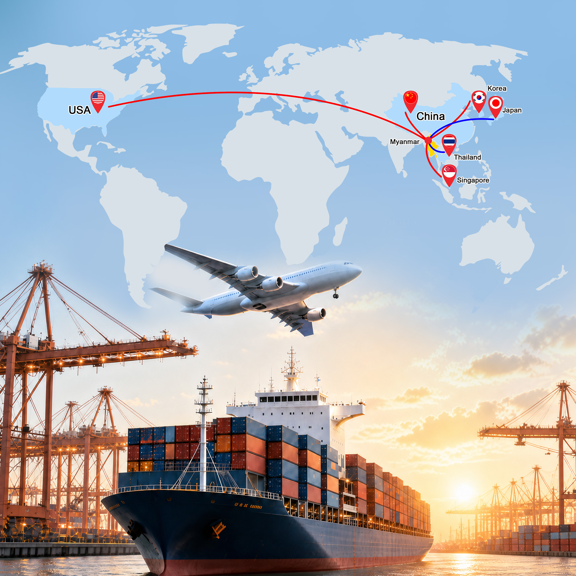 Cho Cho Industry export markets from Myanmar